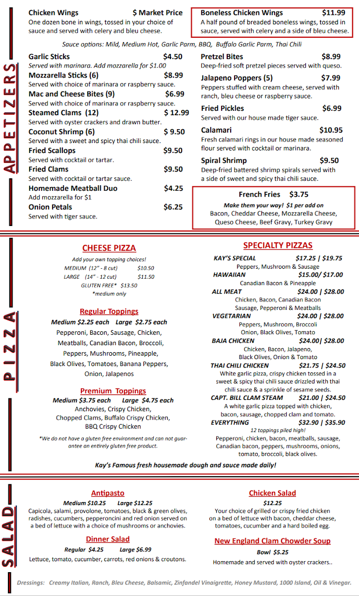 Menu Kay's Burden Lake Restaurant-3